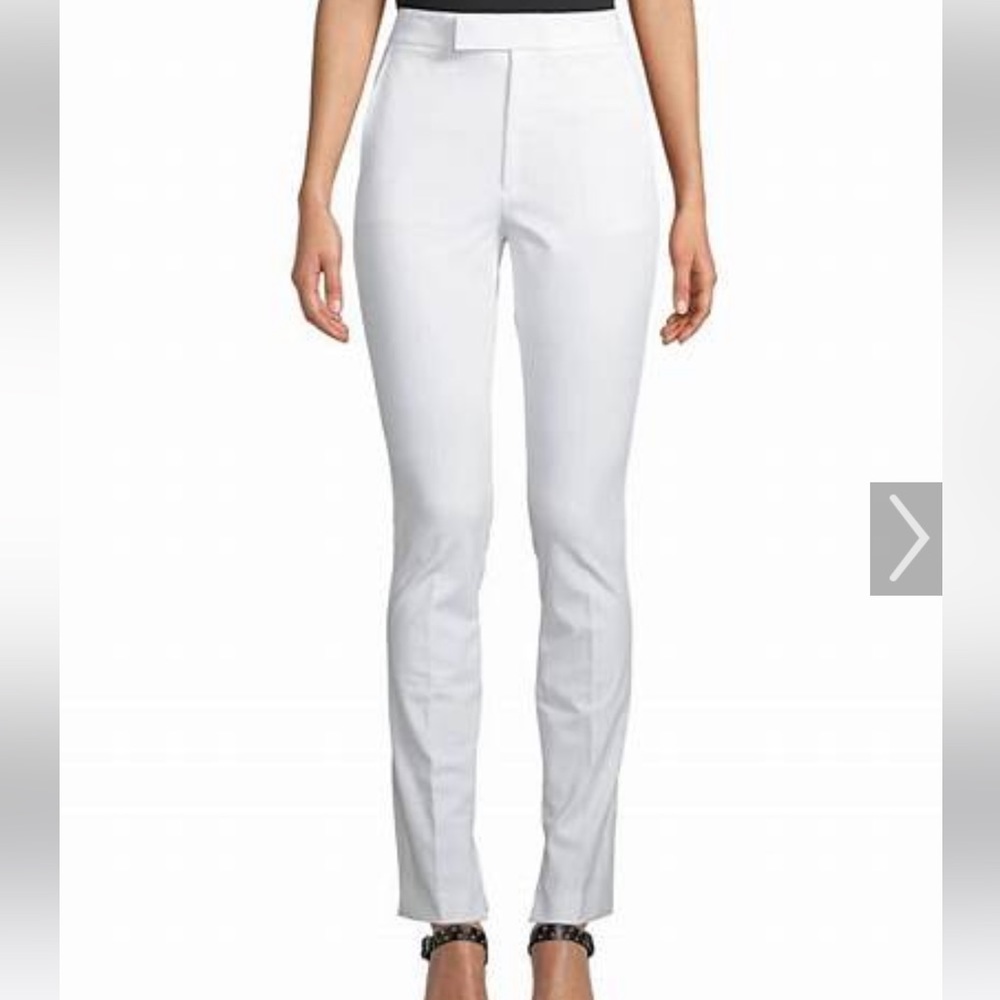 NWT Helmut Lang White Rider Legging Pants